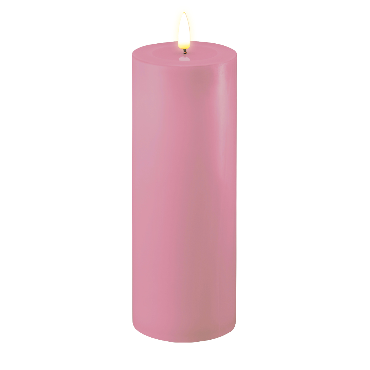 RF-0424 Stumpenkerze LED Lavendel 7,5 x 20cm