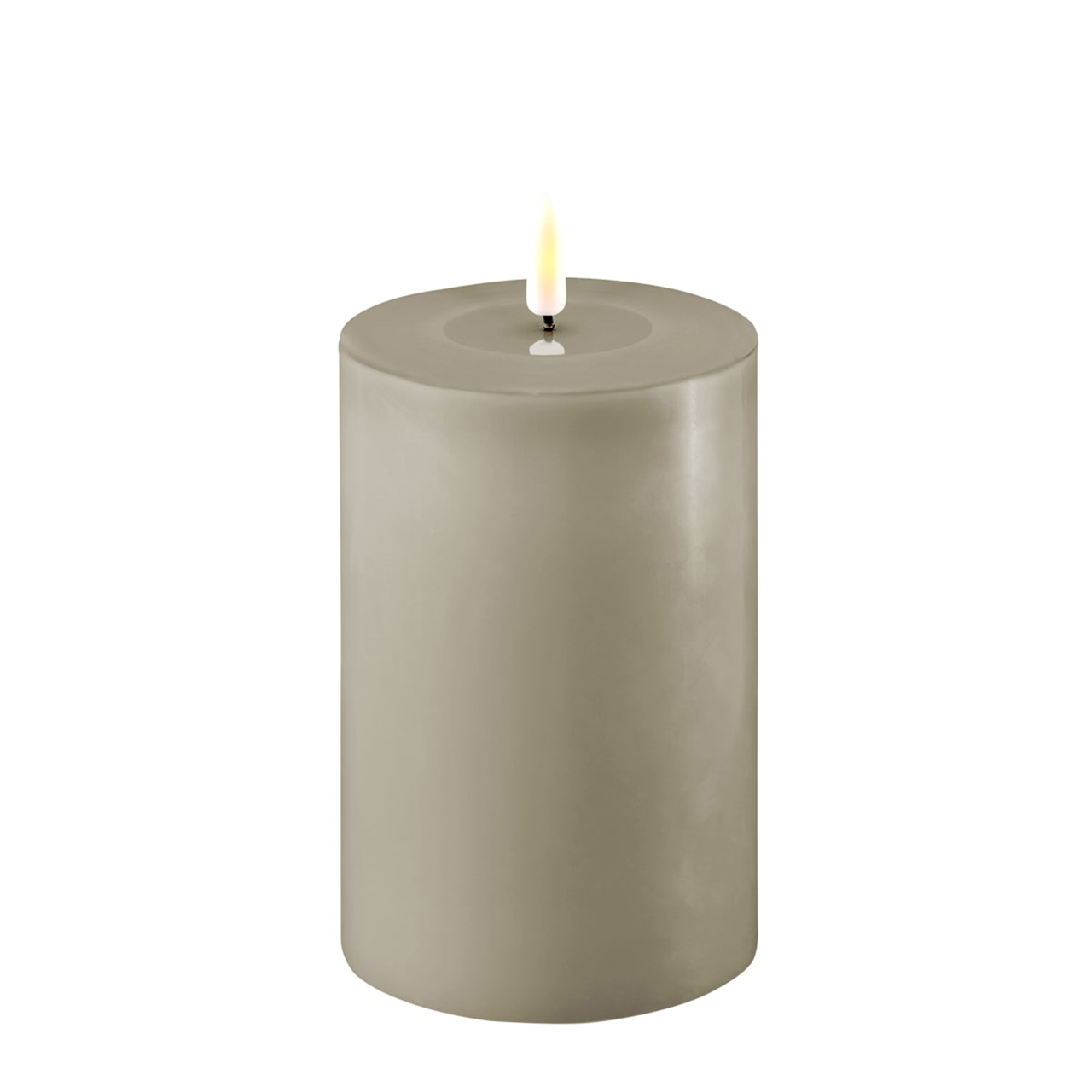2021-RF-0286 Stumpenkerze LED sand 10 x 15cm