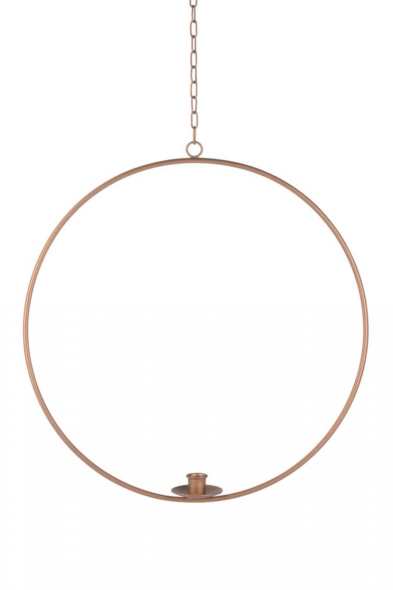 Kerzenhalter Ring zum Aufhängen M gold