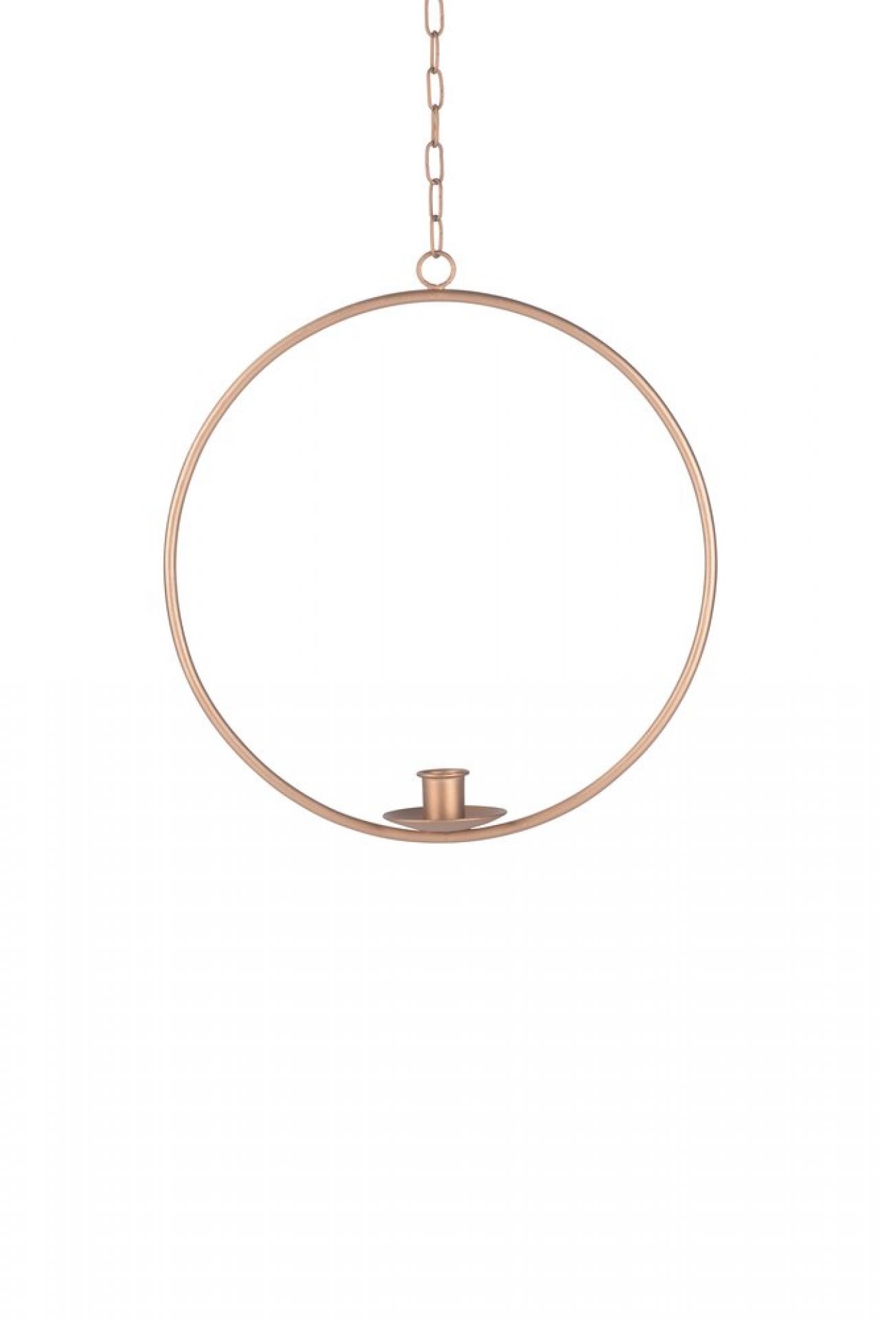 Kerzenhalter Ring zum Aufhängen S gold