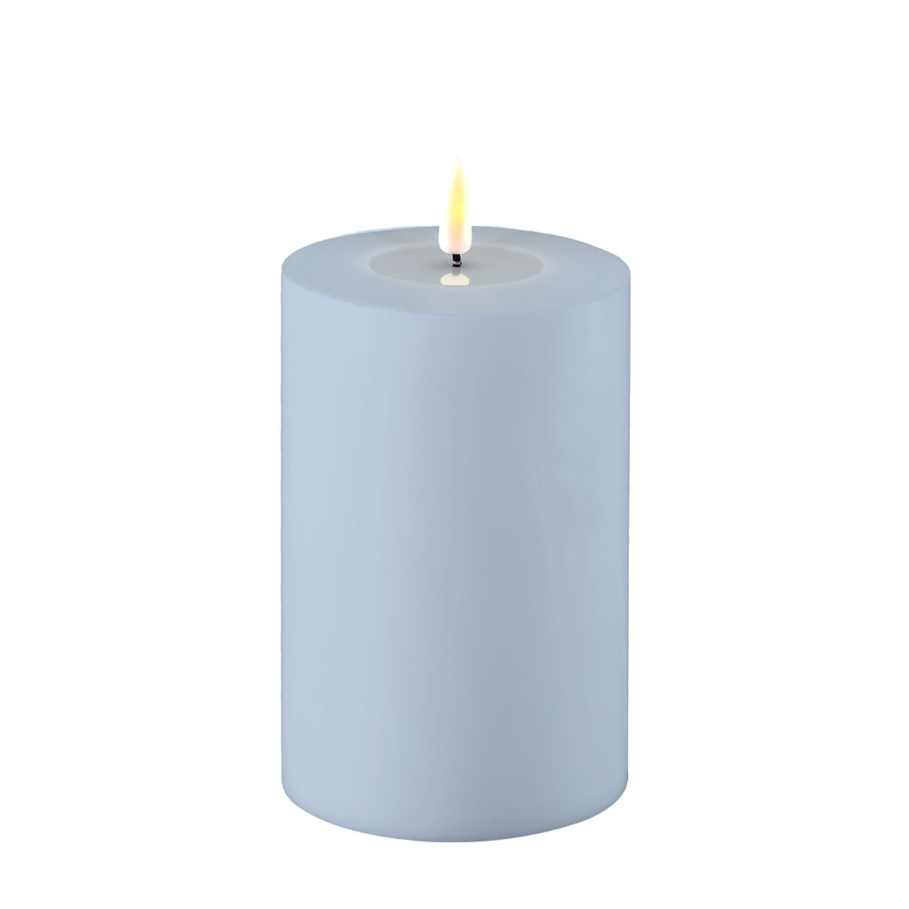 RF-UL-0062 Outdoor Stumpenkerze LED staubiges blau 10 x 15cm