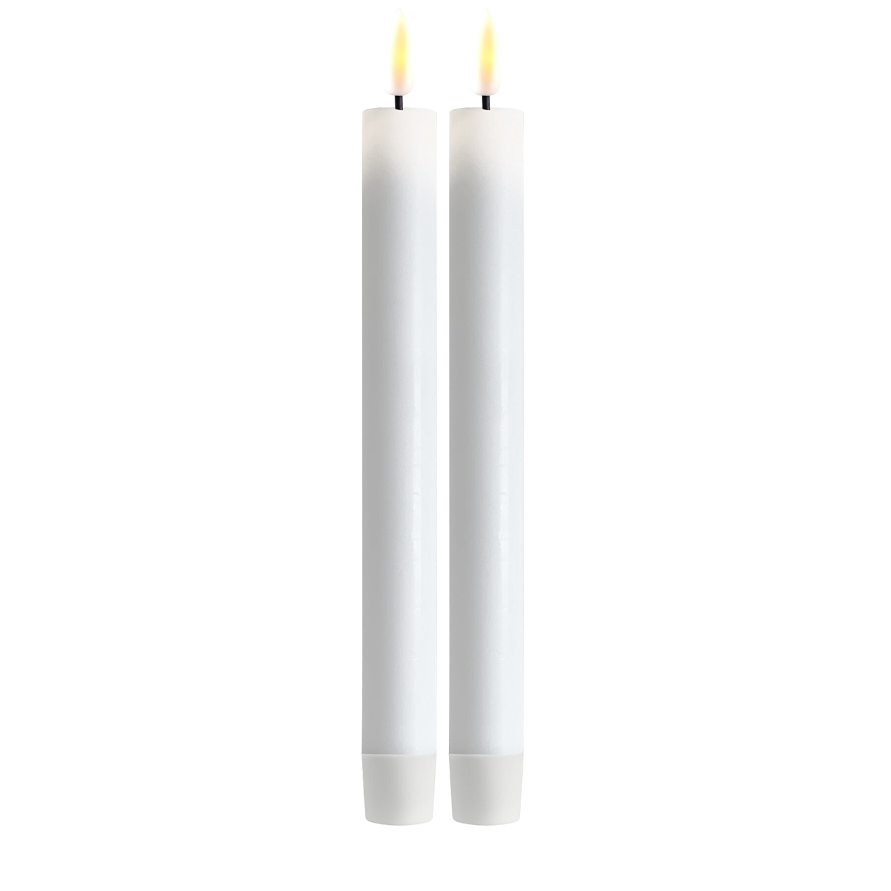 2021-RF-00012E Stabkerze LED 24 cm weiß 2 Stück