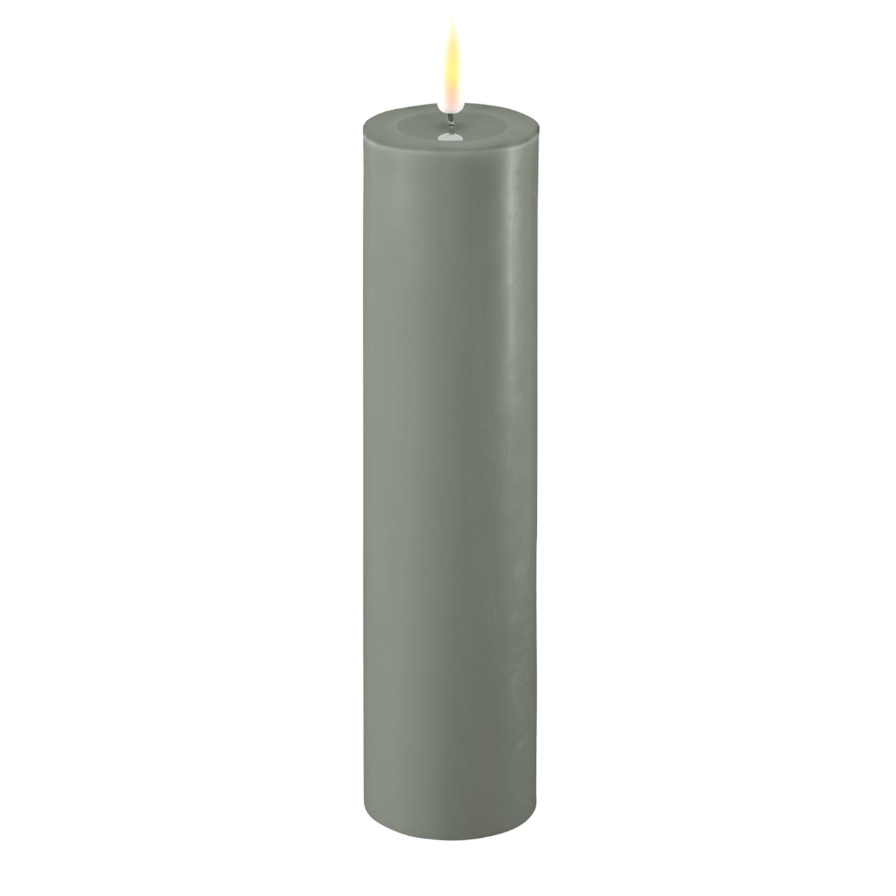 2021-RF-0308 Stumpenkerze LED salbei 5 x 20cm