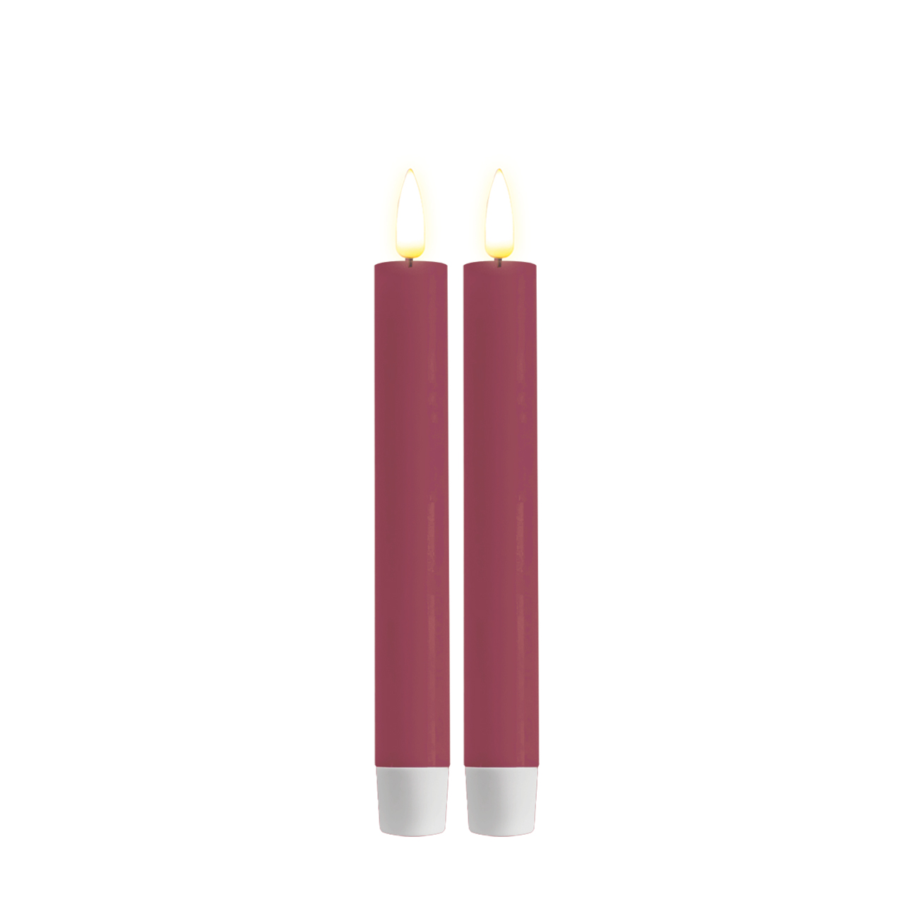 RF-0414UYn172pkIPFIf Stabkerze LED 15 cm Magenta 2 Stück