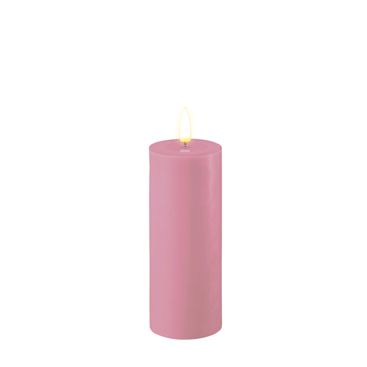 RF-0418 Stumpenkerze LED Lavendel 5 x 12,5cm