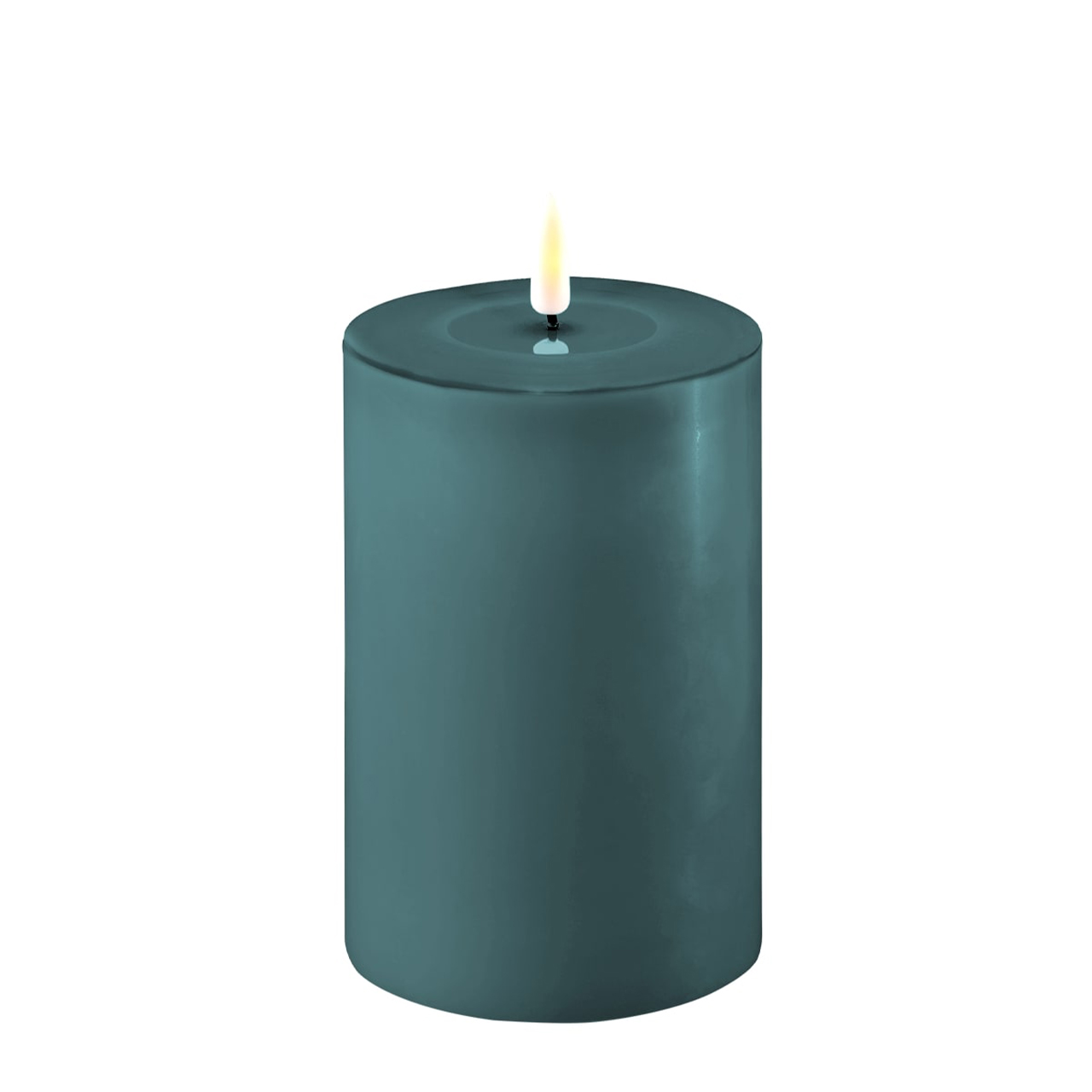 2021-RF-0342 Stumpenkerze LED jade 10 x 15cm