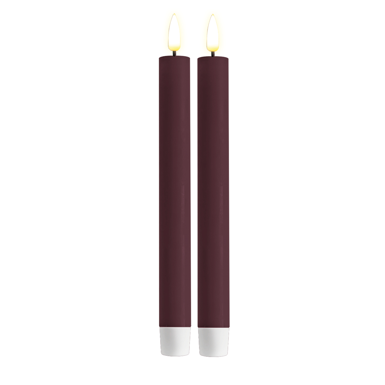 RF-0401FTbmYgz6jSQ61 Stabkerze LED 24 cm Violett 2 Stück