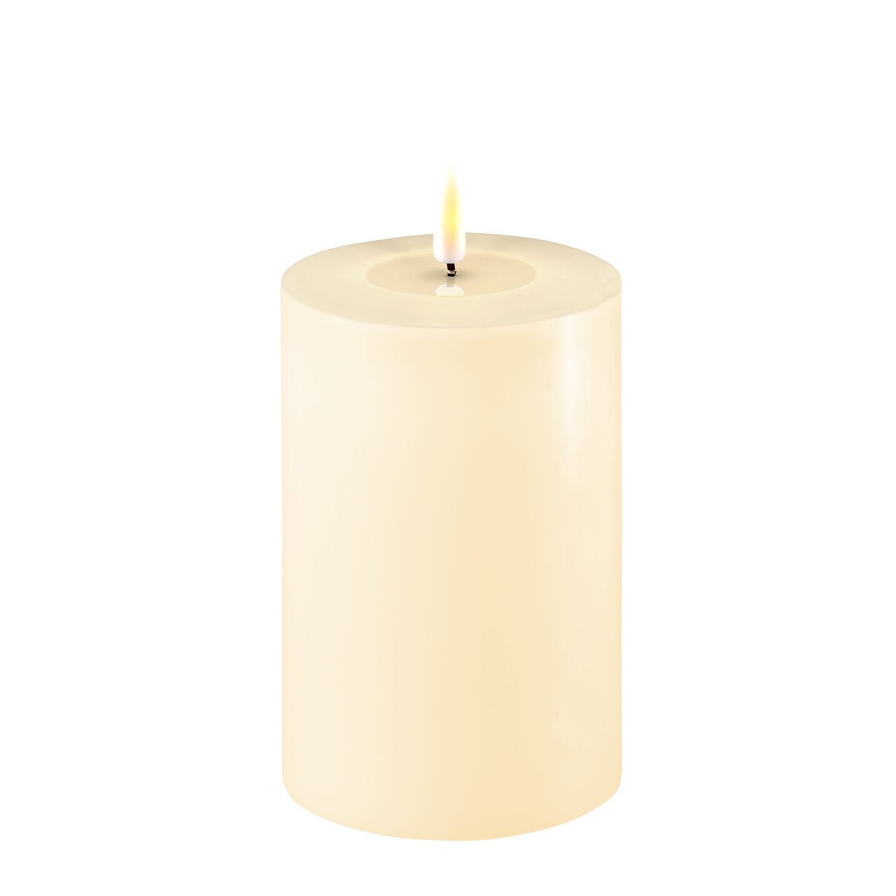 2021-RF-0113 Stumpenkerze LED creme 10 x 15cm