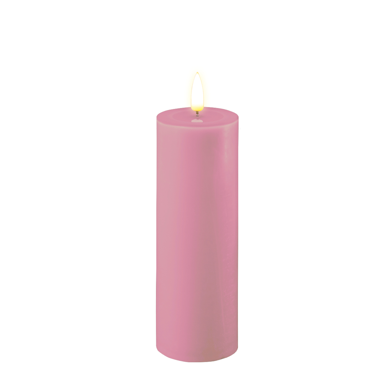 RF-0419 Stumpenkerze LED Lavendel 5 x 15cm