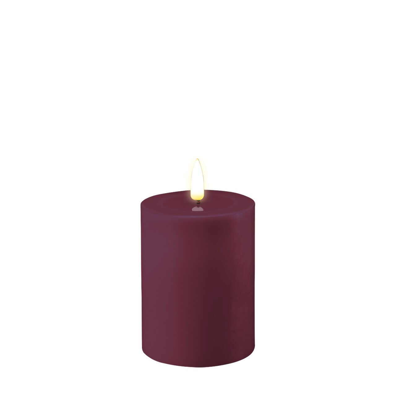 RF-0393 Stumpenkerze LED Violett 7,5 x 10cm