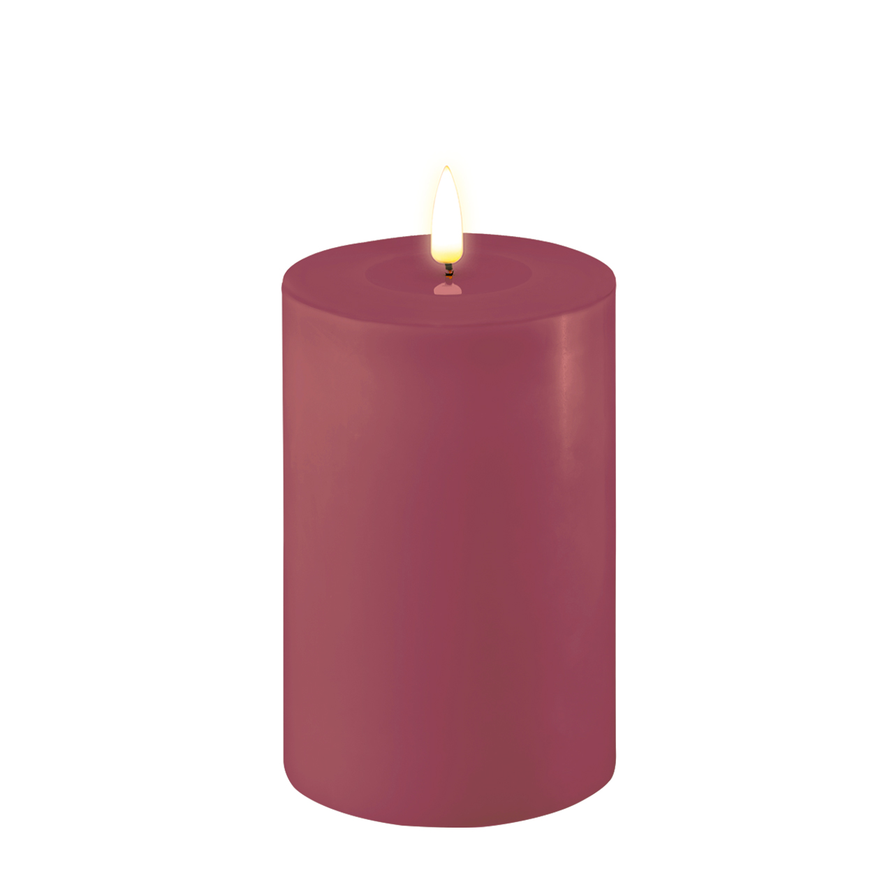 RF-0412 Stumpenkerze LED Magenta 10 x 15cm