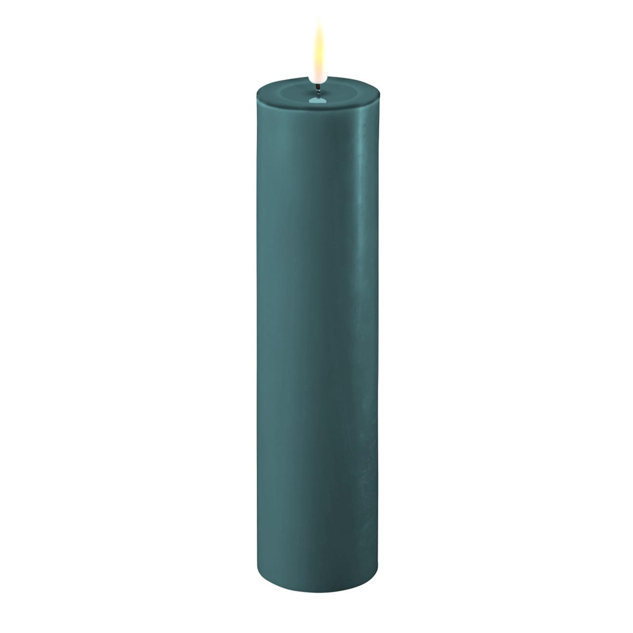 2021-RF-0336 Stumpenkerze LED jade 5 x 20cm