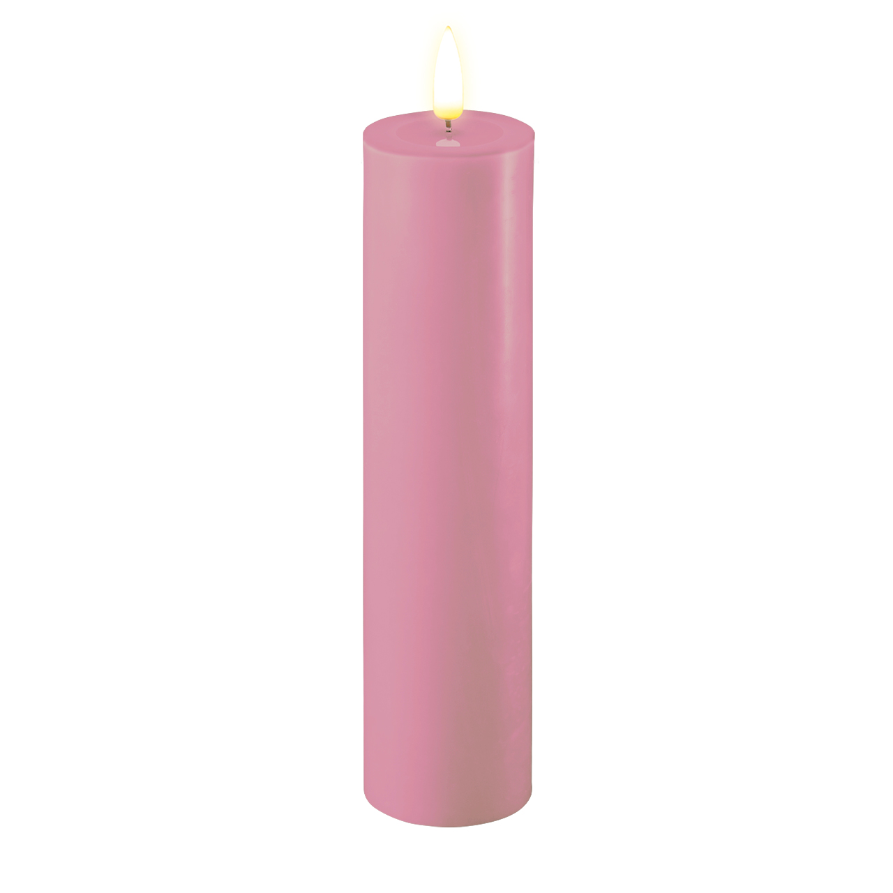 RF-0420 Stumpenkerze LED Lavendel 5 x 20cm