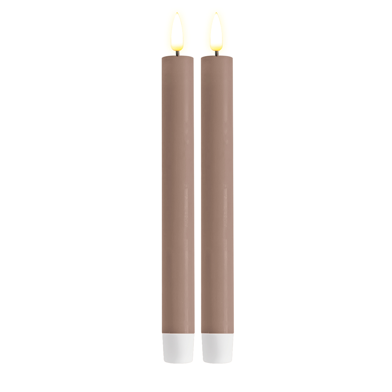 RF-0443 Stabkerze LED 24 cm Rose 2 Stück
