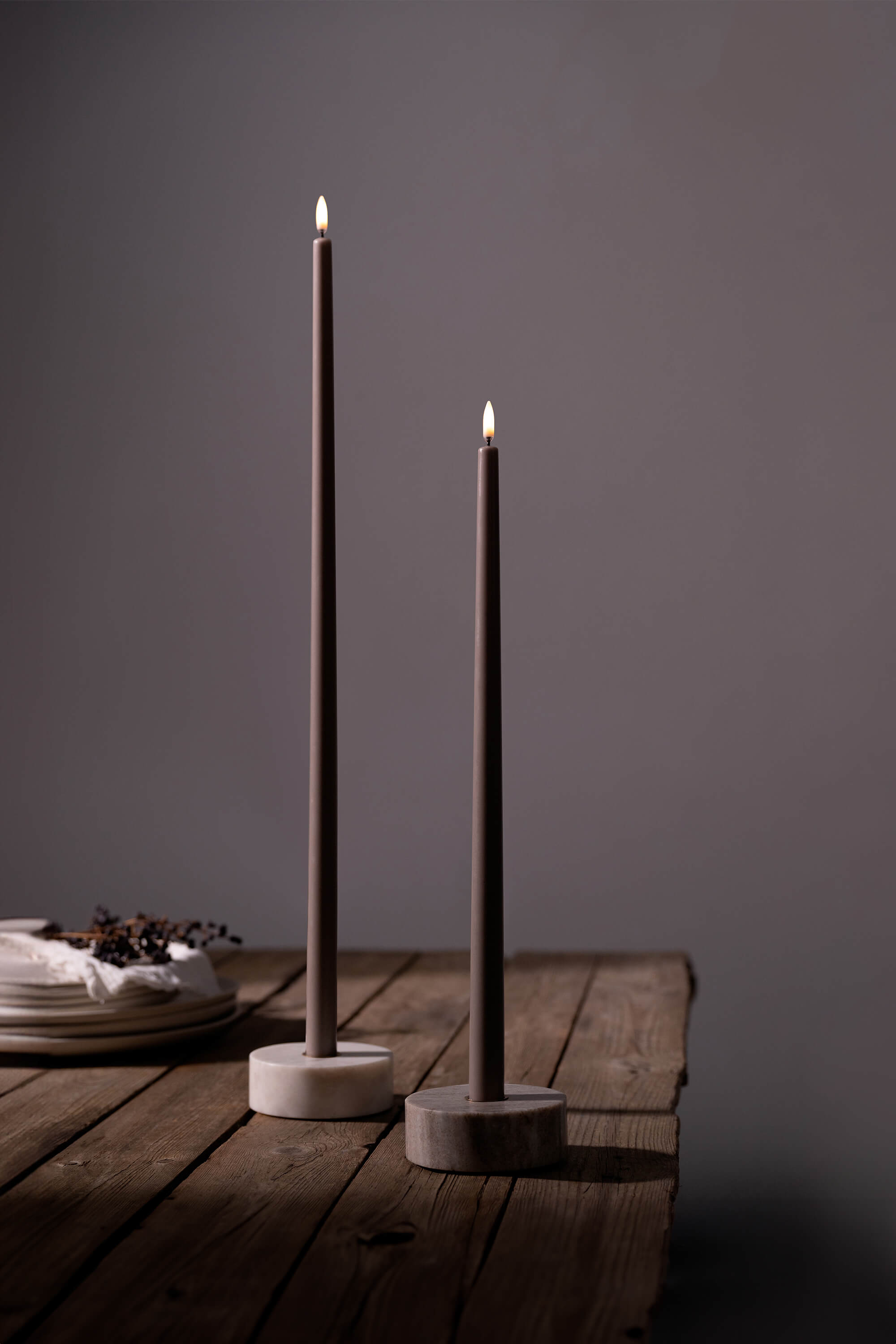 Uyuni LED Tafelkerze 55cm sandstone Uyuni LED Tafelkerze 55cm sandstone