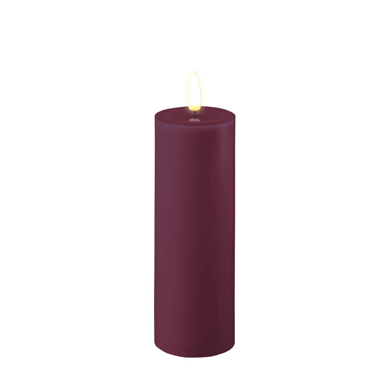 RF-0391 Stumpenkerze LED Violett 5 x 15cm