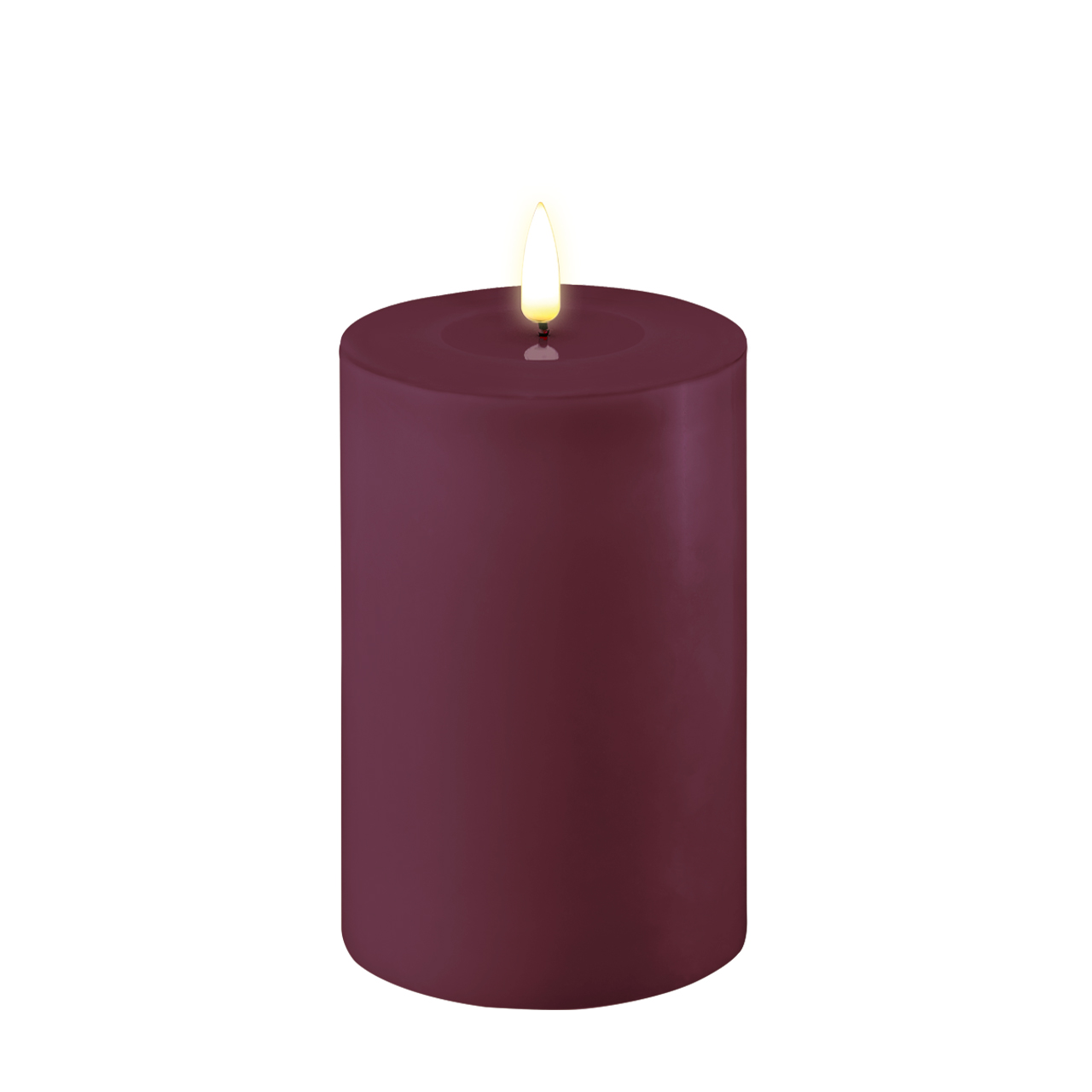 RF-0398 Stumpenkerze LED Violett 10 x 15cm