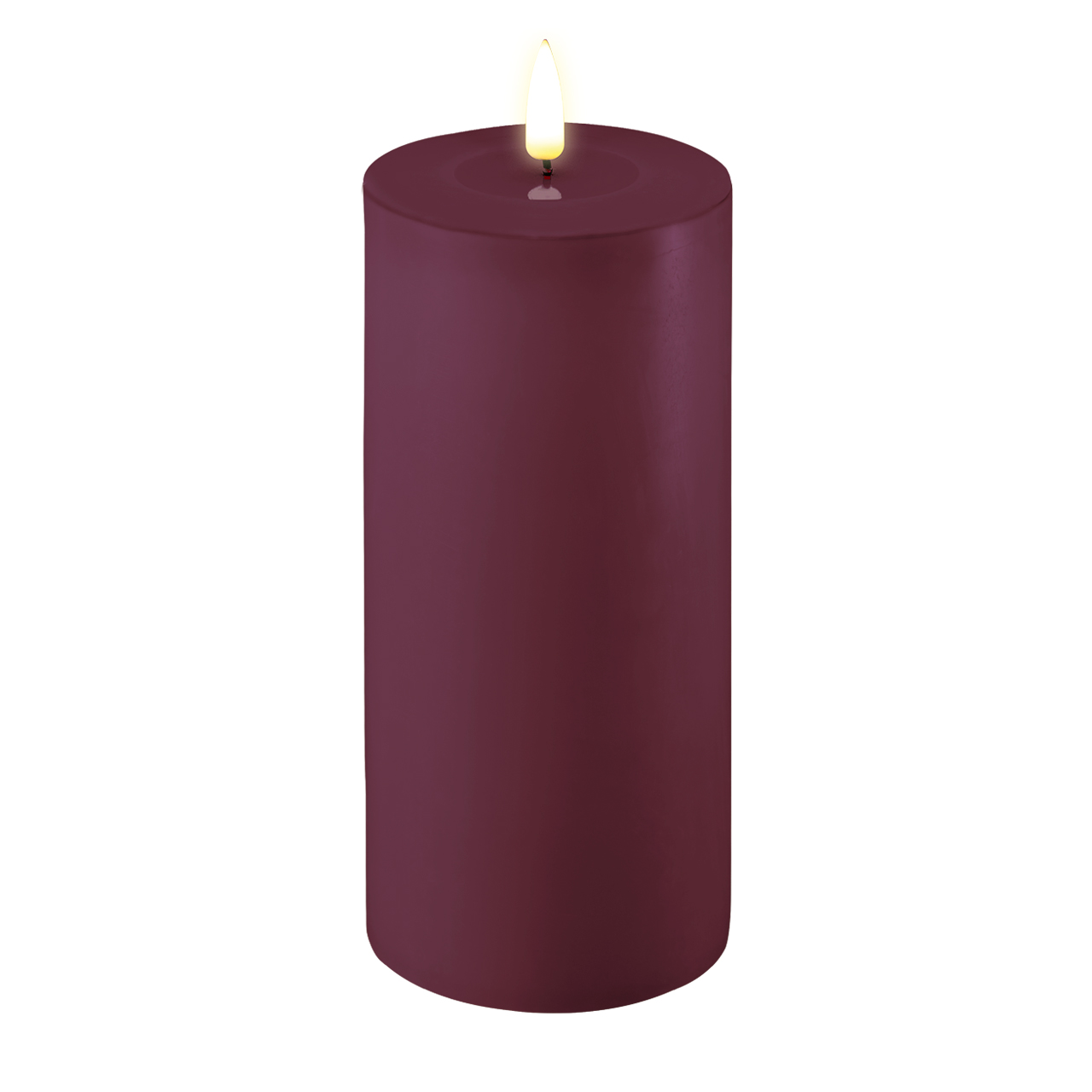 RF-0399 Stumpenkerze LED Violett 10 x 20cm