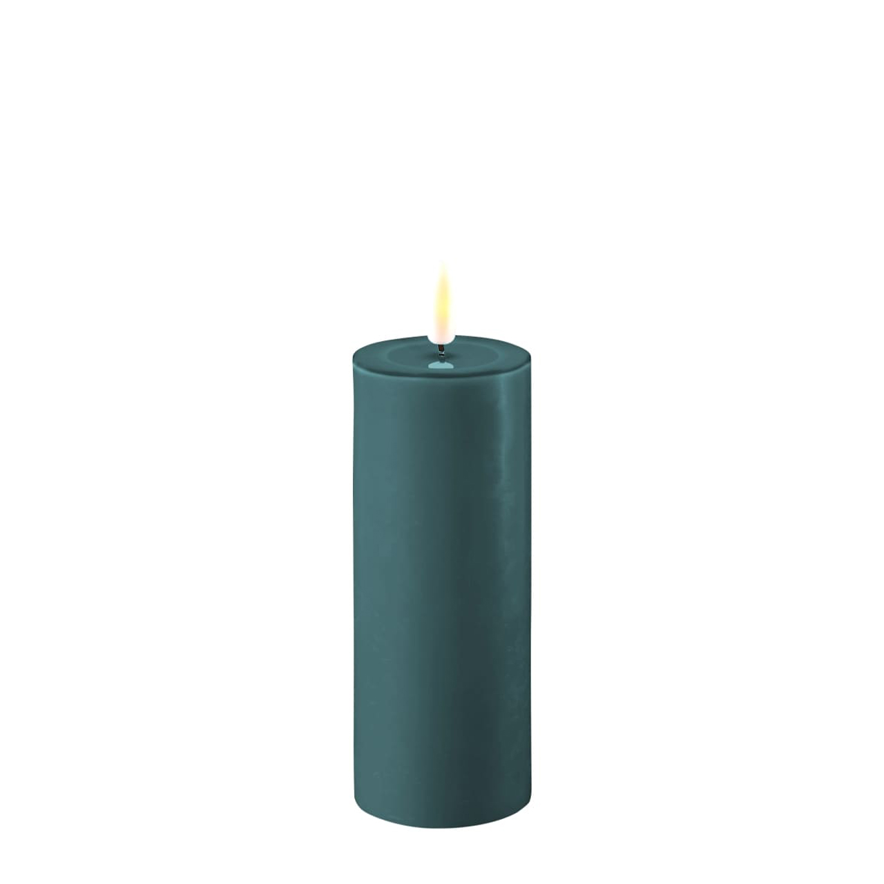 2021-RF-0334 Stumpenkerze LED jade 5 x 12,5cm